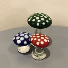 Italian glass toadstools for sale  LEWES