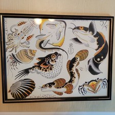 Framed original tattoo for sale  Fayetteville