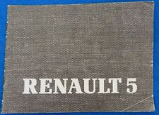 Notice d'utilisation RENAULT 5 - 3 ou 5 portes / 5 GT Turbo - Avril 1985 -  comprar usado  Enviando para Brazil