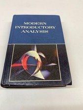Modern introductory analysis for sale  Bucyrus