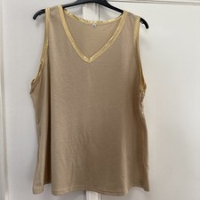 Ladies gold vest for sale  BRIGHTON