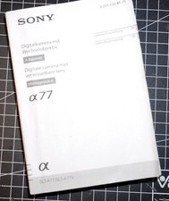 Bedienungsanleitung sony alpha gebraucht kaufen  Düsseldorf