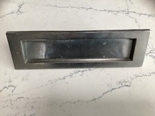 Metal letterbox silver for sale  LONDON