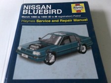 Nissan bluebird workshop for sale  SUDBURY
