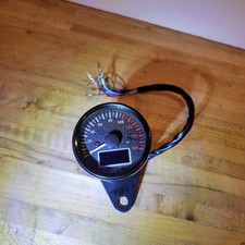 Medidor de velocidade digital retrô motocicleta odômetro medidor tacômetro motocicleta 12V, usado comprar usado  Enviando para Brazil