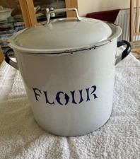 vintage enamel flour bin for sale vintage enamel flour bin for sale BIDEFORD