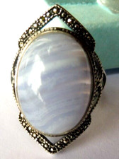 Bague calcédoine précieuse d'occasion  Ollioules