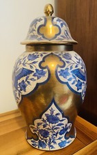Vaso potiche blu usato  Novara