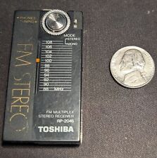 Receptor estéreo ultra RARO vintage Toshiba RP-2046 mini FM RP-30 comprar usado  Enviando para Brazil
