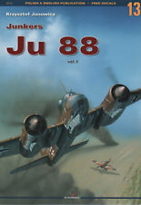 Junkers Ju 88 vol.1 - Kagero Monograph  (without decals) ENGLISH! RARE! na sprzedaż  PL