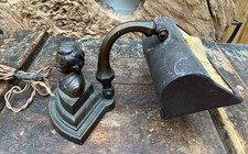ACHADO RARO LÂMPADA DE MESA DE BRONZE ORIGINAL REPRESENTANDO O FAMOSO AUTOR AMERICANO MARK TWAIN comprar usado  Enviando para Brazil
