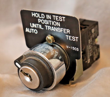 Interruptor de teste com chave V-1503 Zenith ATS TS inclui bloco de contato L-1029 e PS-3473 comprar usado  Enviando para Brazil