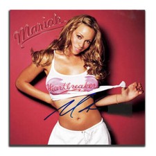Mariah Carey HEARTBREAKER autografado edição limitada álbum de vinil rosa LP comprar usado  Enviando para Brazil
