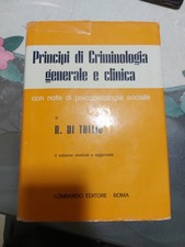 Principi criminologia generale usato  Casalnuovo di Napoli