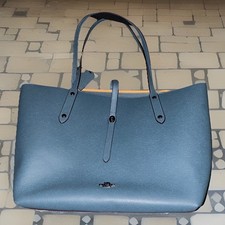 Bolsa tote designer COACH marca de varejo mercado bolsa de mão couro pebble (org $350) comprar usado  Enviando para Brazil