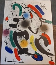 Joan miro lithographie gebraucht kaufen  Münster