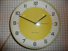 Vintage westclox yellow for sale  WELLINGBOROUGH