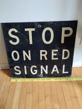 Vintage stop red for sale  Clarkston