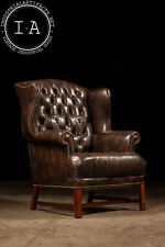 Vintage tufted leather for sale  USA
