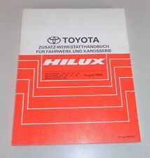 Suplemento manual de oficina Toyota Hilux chassi e status da carroceria 08/1999, usado comprar usado  Enviando para Brazil