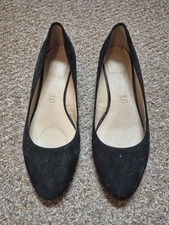 Ladies black suede for sale  LUTTERWORTH