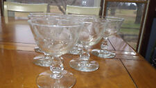 Vintage etched clear for sale  Harrington