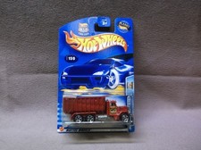 HOT WHEELS 2003 #159 RED PETERBILT CAMINHÃO BASCULANTE DE 2 EIXOS GRANDE EQUIPAMENTO DE TRANSPORTE PESADO comprar usado  Enviando para Brazil