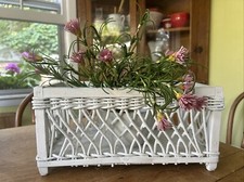 Vintage white wicker for sale  Arcade