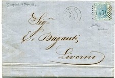 1867 cent. tir. usato  San Vittore Olona