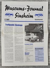 Museums journal sinsheim gebraucht kaufen  Gärtringen
