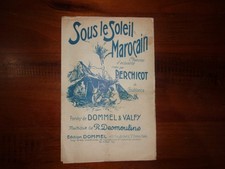 Soleil marocain partition d'occasion  Carcassonne
