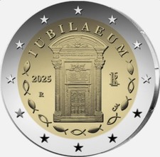 Euro giubileo commemorativi usato  Sessa Aurunca