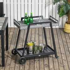 Utsunny rattan servierwagen gebraucht kaufen  Hamburg