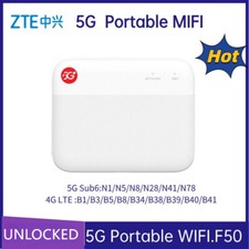 ZTE 5G Pocket UFi F50 Mini Roteador WiFi Banda Dupla 1.6Gbps USB 3.0 Tipo-C Desbloqueado, usado comprar usado  Enviando para Brazil