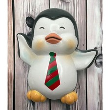 Ímã de geladeira Happy Penguin decoração de Natal vintage usando gravata comprar usado  Enviando para Brazil