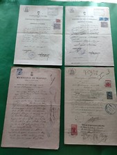 Tre certificati nascita usato  Arezzo