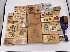 Christmas festive wooden for sale  STAFFORD