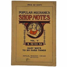 Usado, Popular Mechanics Shop Notes 1909 Volume 5 Staple Binding Vintage DIY Paperback comprar usado  Enviando para Brazil