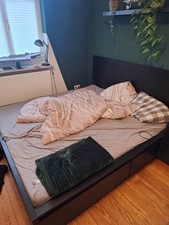 Malm doppelbett 180x200 gebraucht kaufen  Norderstedt