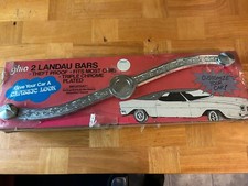 Barras Landau 22” para carros clássicos caminhões audiências, vans fácil instalação triplo cromado comprar usado  Enviando para Brazil