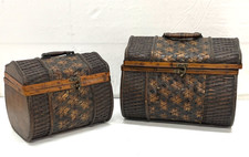 Vntg wooden woven for sale  Dallas