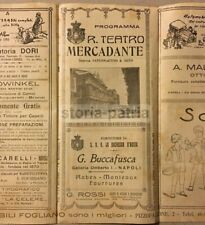 TEATRO_NAPOLI_COMPAGNIA IRMA GRAMATICA_JUSCKEVIC_RARO DEPLIANT PUBBLICITARIO_ comprar usado  Enviando para Brazil