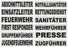 Feuerwehr reflex rückenschild gebraucht kaufen  Geseke