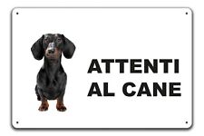 Cartello attenti cane usato  Patti