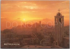 Cartão postal antigo nascer do sol sobre Belém Terra Santa cena territórios palestinos, usado comprar usado  Enviando para Brazil
