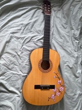 Acoustic guitar painted for sale  CONGLETON