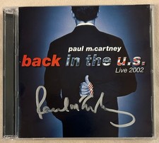 Usado, Paul McCartney Back in the U.S. Live 2002 CD Signed the Beatles Autographed comprar usado  Enviando para Brazil