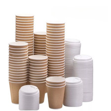 Disposable kraft coffee for sale  LEICESTER
