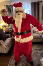 Terno de Papai Noel Vintage CHRISTMAS SAINT NICK Fantasia com Roupa de Elfo GG, usado comprar usado  Enviando para Brazil