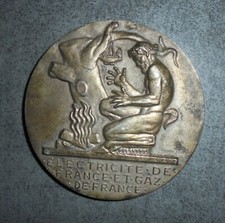 Medaille electricite gaz d'occasion  Marseille II